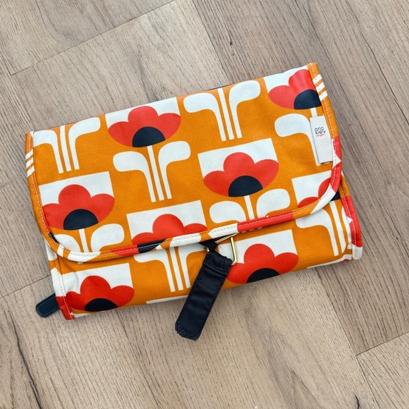 Orla Kiely x Target Orange Floral Tulips Toiletry Bag - Picture 1 of 5